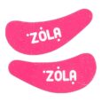 Малиновые Патчи силиконовые многоразовые для глаз ZOLA  (1 пара)