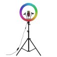 Кольцевая RGB-лампа 18″ (45 см) с ножкой и чехлом